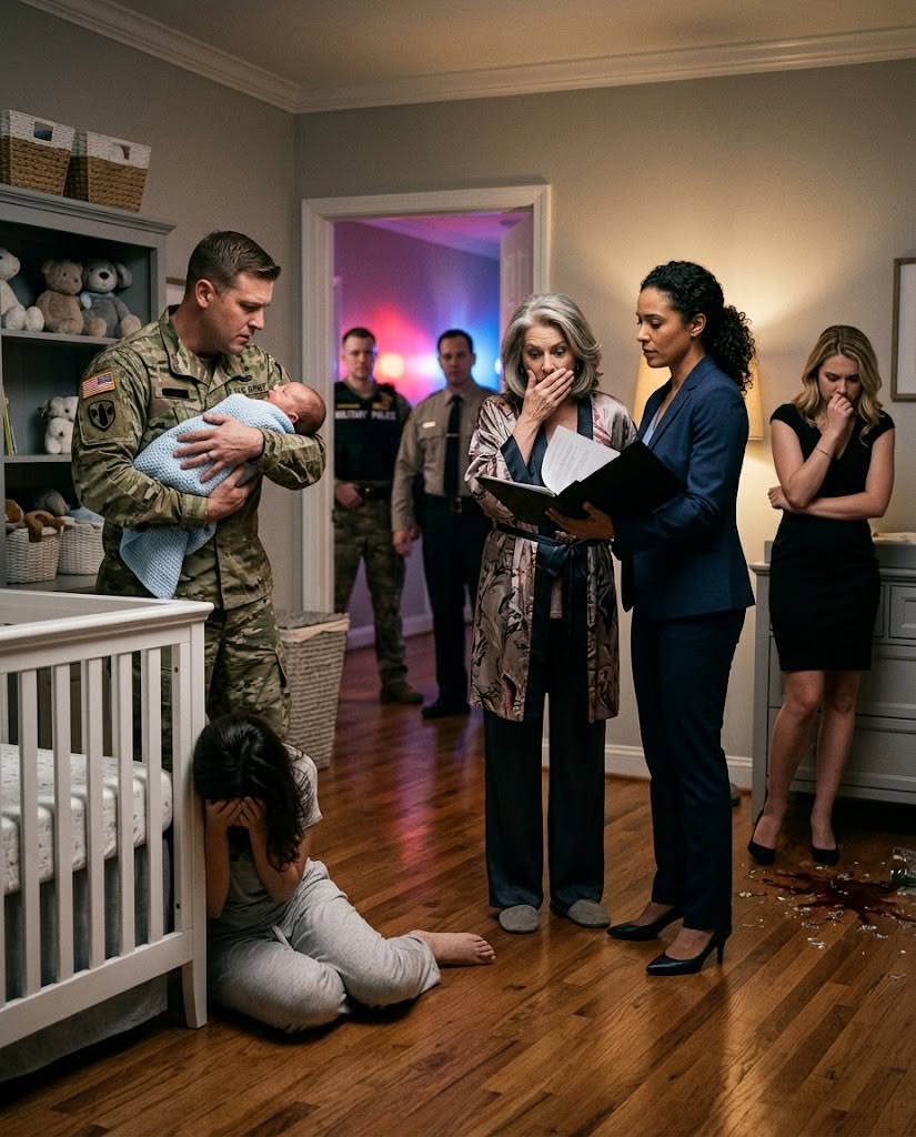 My mother left my newborn son burning with a 104-degree fever while my bruised wife lay locked inside the nursery.