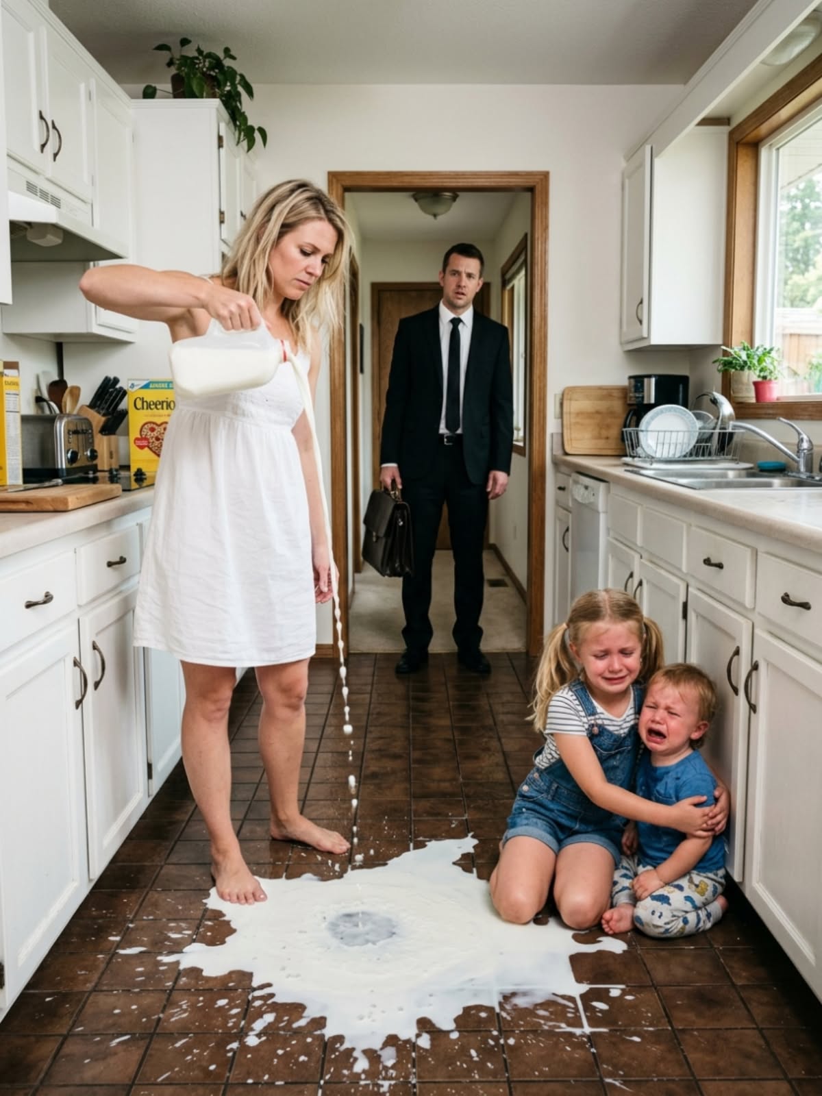 "Daddy... Please Save Us. We Haven't Eaten In Three Days," My Six-Year-Old Sobbed Behind A Locked Door. My Second Wife Raised Her Hand To Strike—Then Whispered The Horrifying Truth About My First Wife's "Sudden" De:ath...