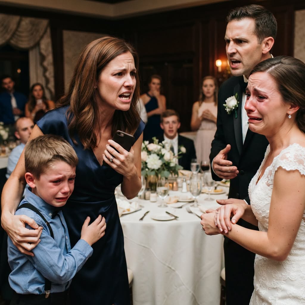 During My Sister’s Wedding, My 8-Year-Old Son Suddenly Turned Pale, Pulled Me Aside, And Begged Me To Leave. He Wouldn’t Explain At First