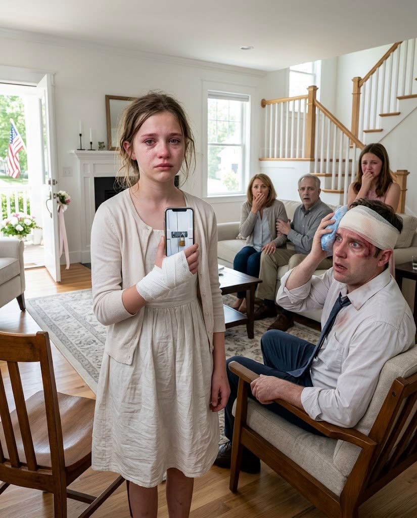 At my ex-wife's wedding, my 12-year-old daughter beat the groom unconscious in front of everyone. They called her dangerous and wanted her charged. I flew home from Germany, asked for her side, and she showed me the photos that made the groom's father go pale.
