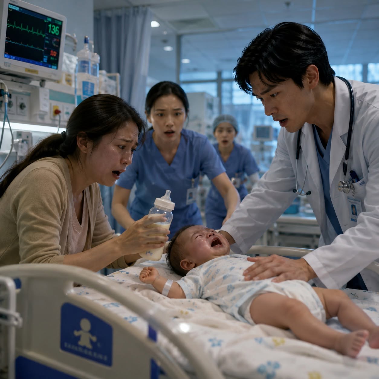 New My eleven-month-old son was supposed to leave the hospital the next morning.