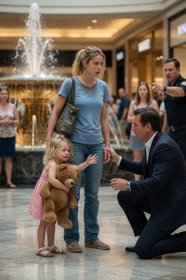 A Woman Finds a Lost Little Girl at the Mall—Then Her Billionaire Dad Arrives