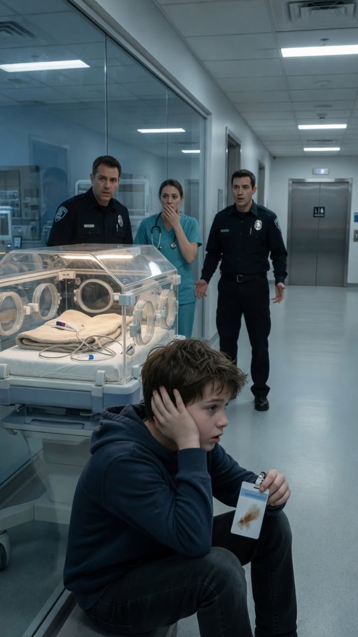 THE AUTISTIC BOY HELD A BLOODSTAINED NICU BADGE—EIGHT MINUTES LATER, A NEWBORN VANISHED