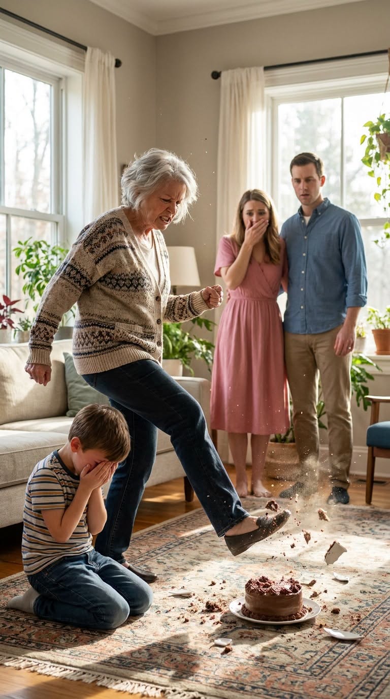 My 4-Year-Old Son Innocently Handed My Mother-in-Law a Slice of His Homemade Birthday Cake in Front of 20 Relatives