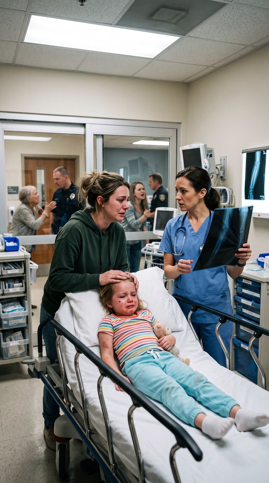 I never imagined my daughter’s birthday would end in an emergency room. One second she was laughing, the next she was screaming after my sister slammed the birthday cake into her face "as a joke.