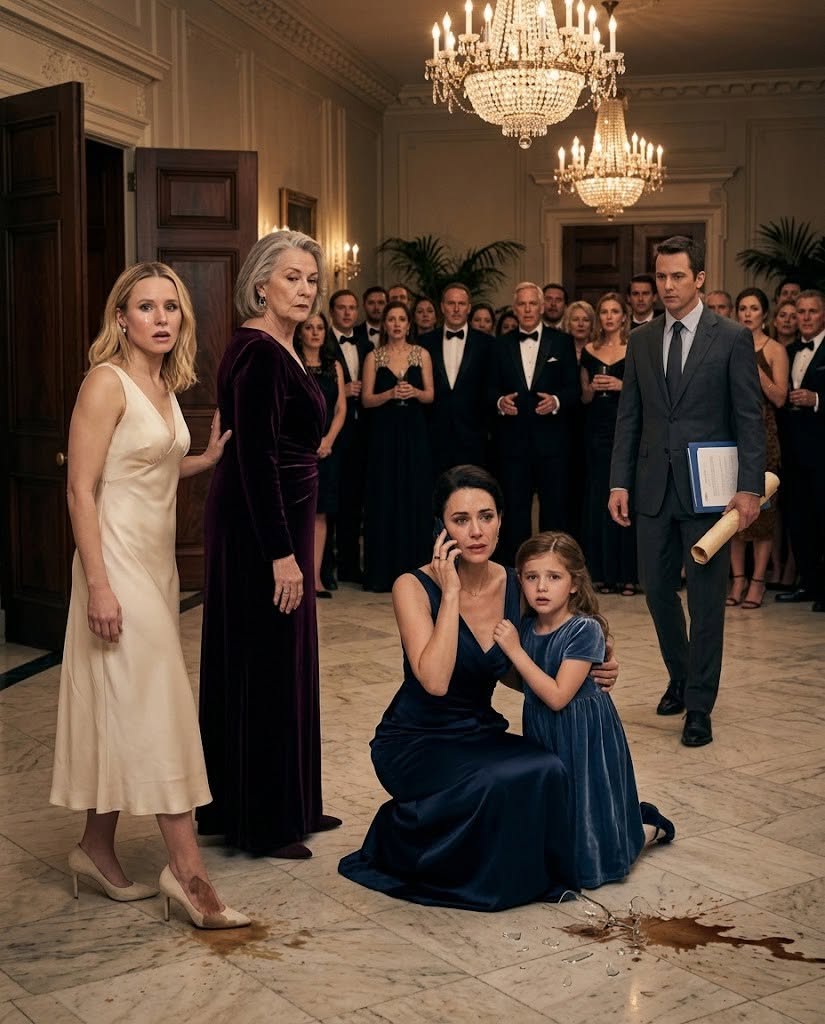 My sister shoved my eight-year-old daughter to the ballroom floor over a stained designer shoe and hissed, "You useless little brat."