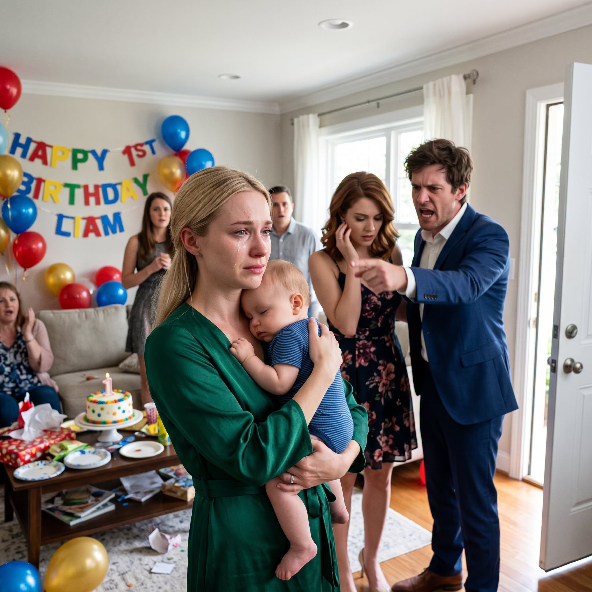 I caught my husband kissing my best friend at our son’s 1st birthday. When he told me to 'accept it or get out,' I froze our accounts and pulled my $885M stake."