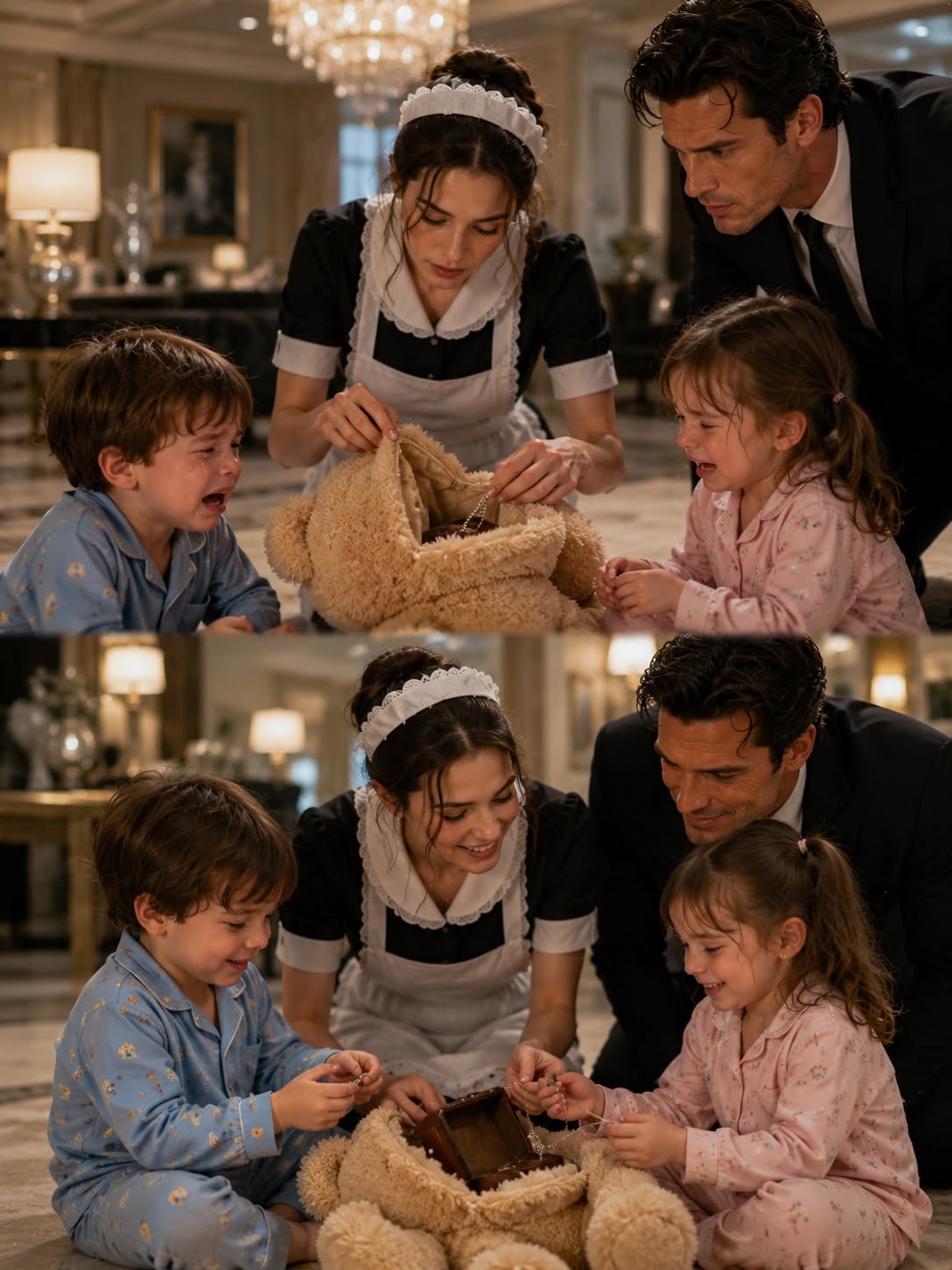 Mafia Boss’s Twins Screamed In Pain—Until A Maid Tore Open Their Teddy Bear And Uncovered A Shocking Truth