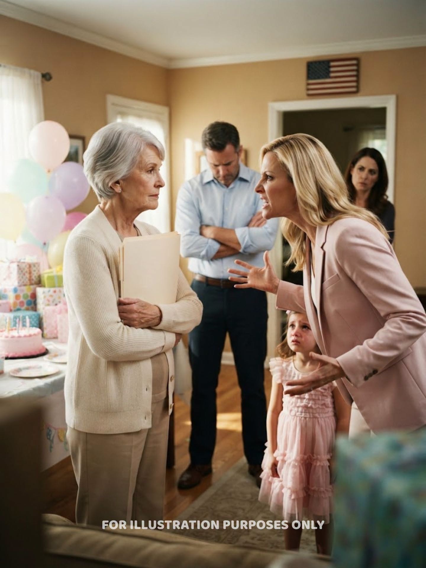 At my grandson’s sixth birthday party, my daughter-in-law smiled at me as though I were a guest she wished she had never invited. Then she pulled me into the hallway and said, “Stop interfering in our lives