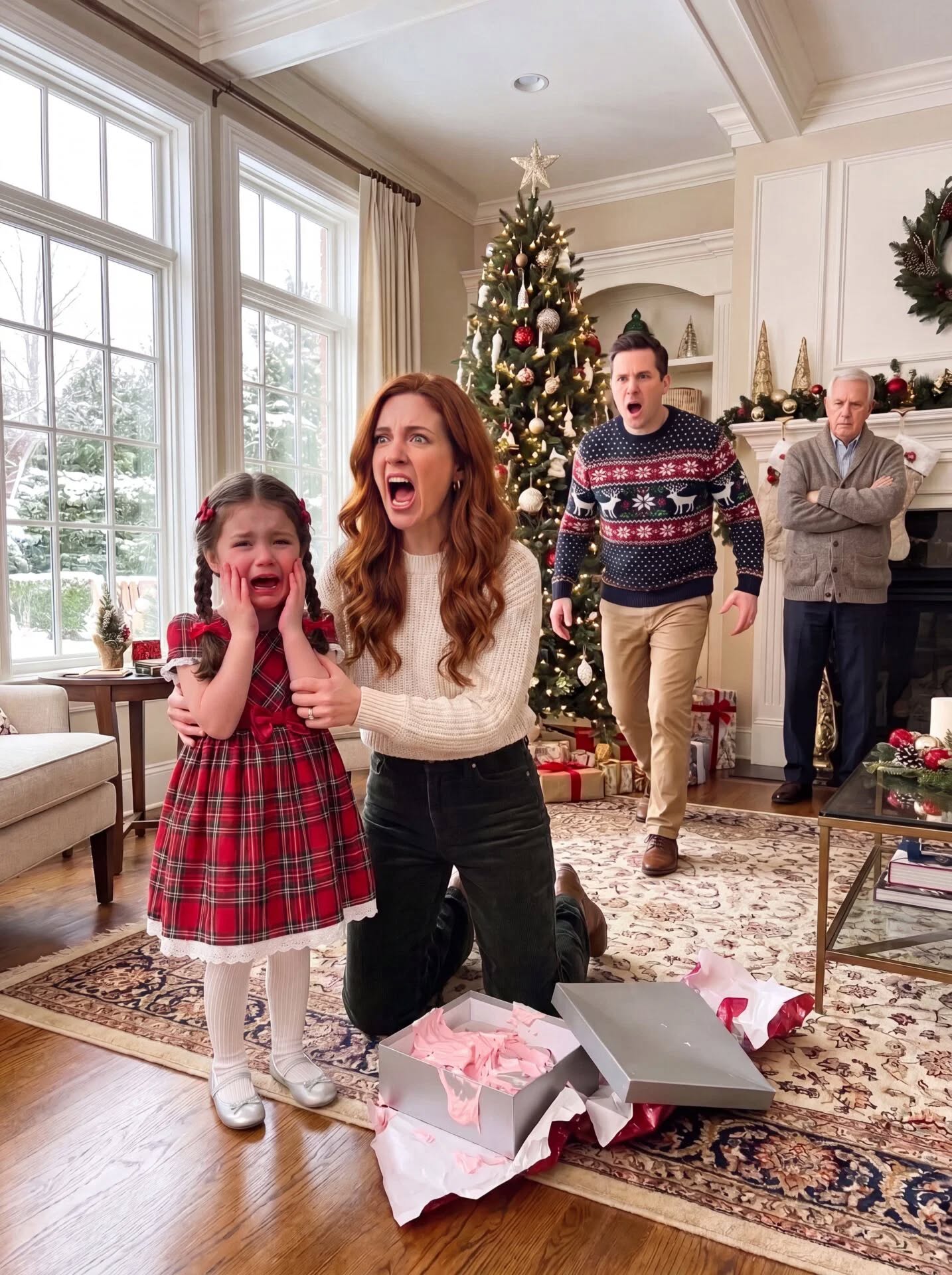 My Father-in-Law Gave My 9-Year-Old Daughter a Beautiful Christmas Gift. Seconds After She Tried It, She Began Crying Out in Pain—Then Police Arrived at Our Home and Found Something Deeply Disturbing…