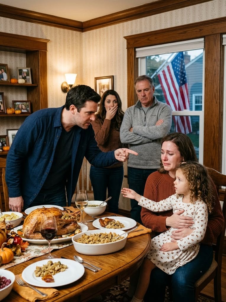 At Thanksgiving Dinner, My Husband Saw My Five-Year-Old Niece for the First Time in Three Years and Pulled Me Into Another Room