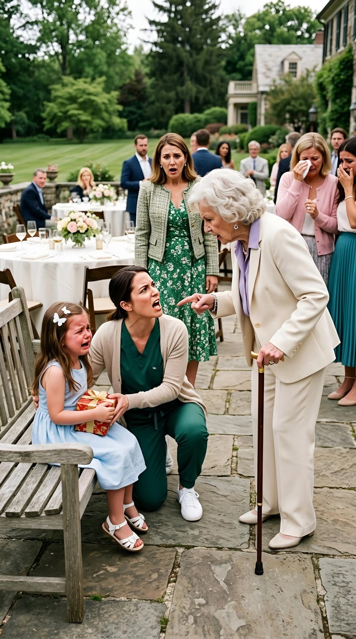 The first thing Mia Callahan noticed was that the folding chair beside the kitchen trash can smelled like sour lemonade and old paper plates.