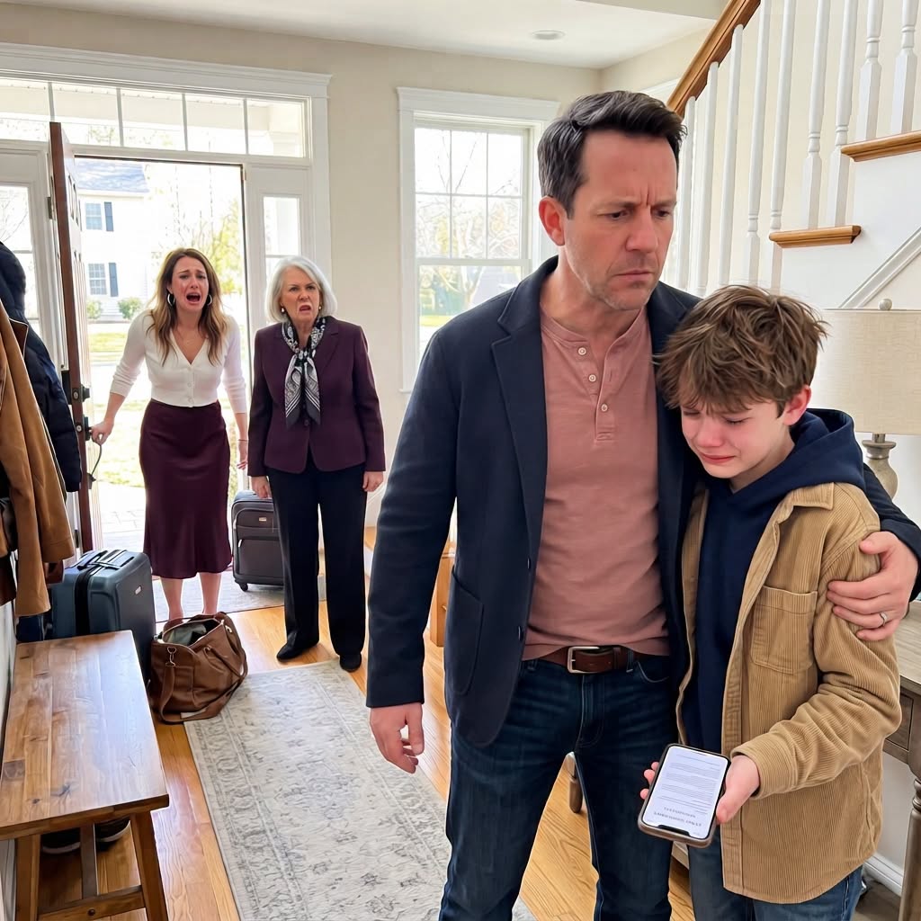 When I Found My Son Alone At Midnight Doing Laundry, I Thought Something Was Wrong—But After Learning My Family Had Left Him Behind For A Cruise And Seeing What Grandma Hid In Her Cupboard, I Knew Their Return Would Change Everything