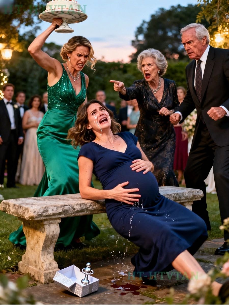 I was eight months pregnant when my sister-in-law mocked me in front of dozens of guests at her anniversary party simply because she could not have children of her own, and when exhaustion finally forced me to sit down after standing for hours on swollen feet, she and my mother-in-law laughed loudly enough for everyone nearby to hear and shouted