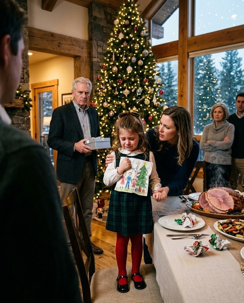 At Christmas dinner, my father handed out 37 gifts—then looked at my daughter and said she wasn’t "ON THE LIST." I didn’t argue