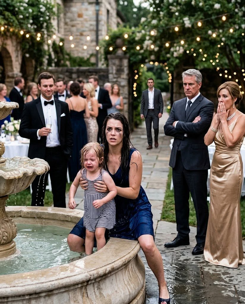 I was the family outcast at my sister’s wedding because they thought I was a struggling single mom. After my mom insulted me and my dad literally threw me and my daughter into a fountain to the sound of guests’ applause, the vibe shifted real fast