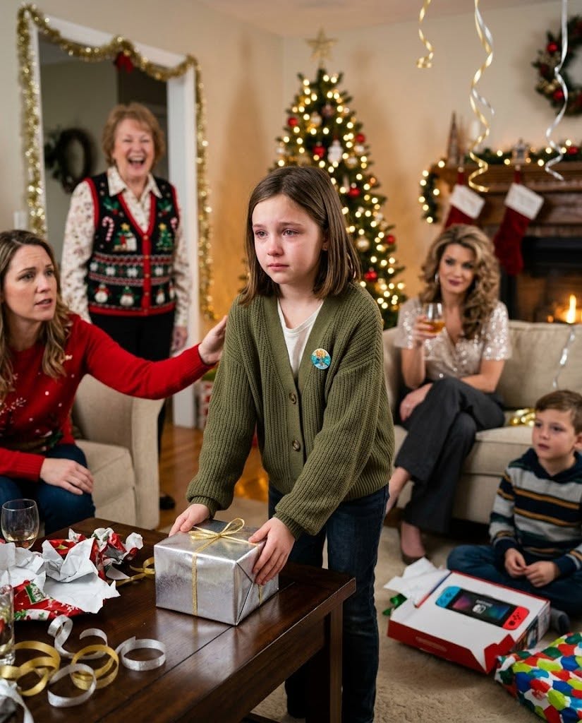 On Christmas Day, my mother handed my sister’s child the newest game console.