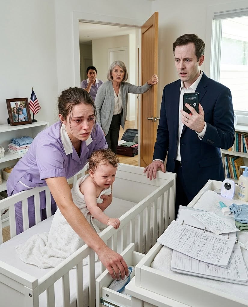 New The billionaire fired the housekeeper for bathing his baby in the kitchen sink… minutes later, his son stopped breathing.