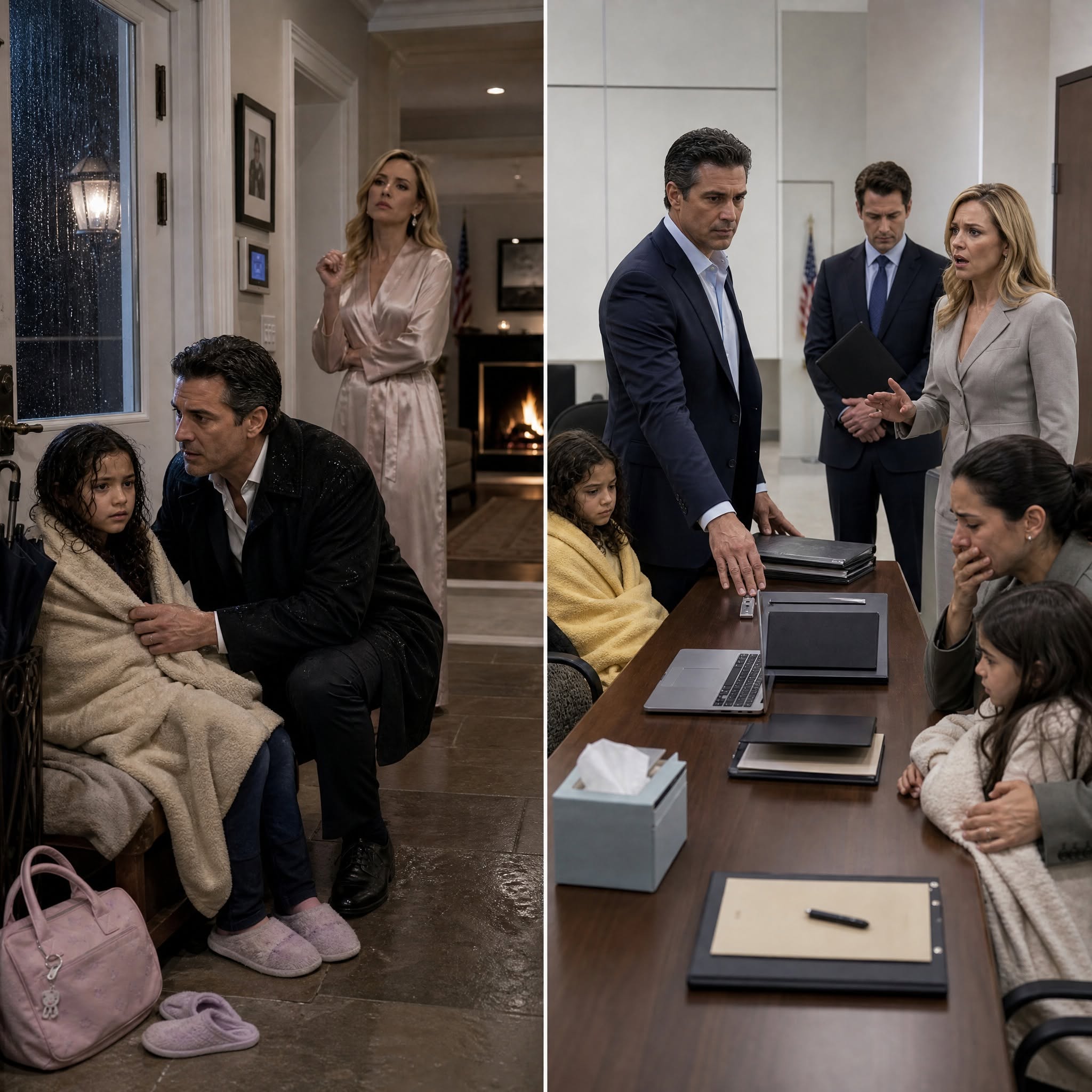 My eight-year-old daughter sent me five voice notes, crying: “Daddy, I’m so cold… Rachel won’t let me change.” When I got home, my wife was asleep, the heater was turned off, and Sophia was no longer responding.