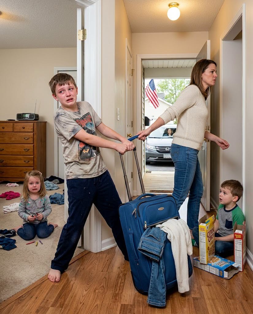 My mom left me with two kids to raise when I was only 12 years old — and the last thing she told me before walking out the door was, “You’re mature enough to handle it