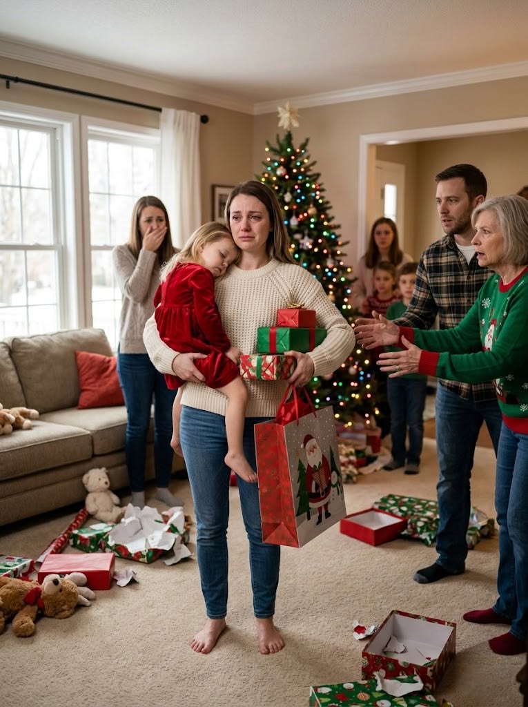 During Christmas dinner, my mom criticized my baby in front of the whole family-her insult left me speechless!