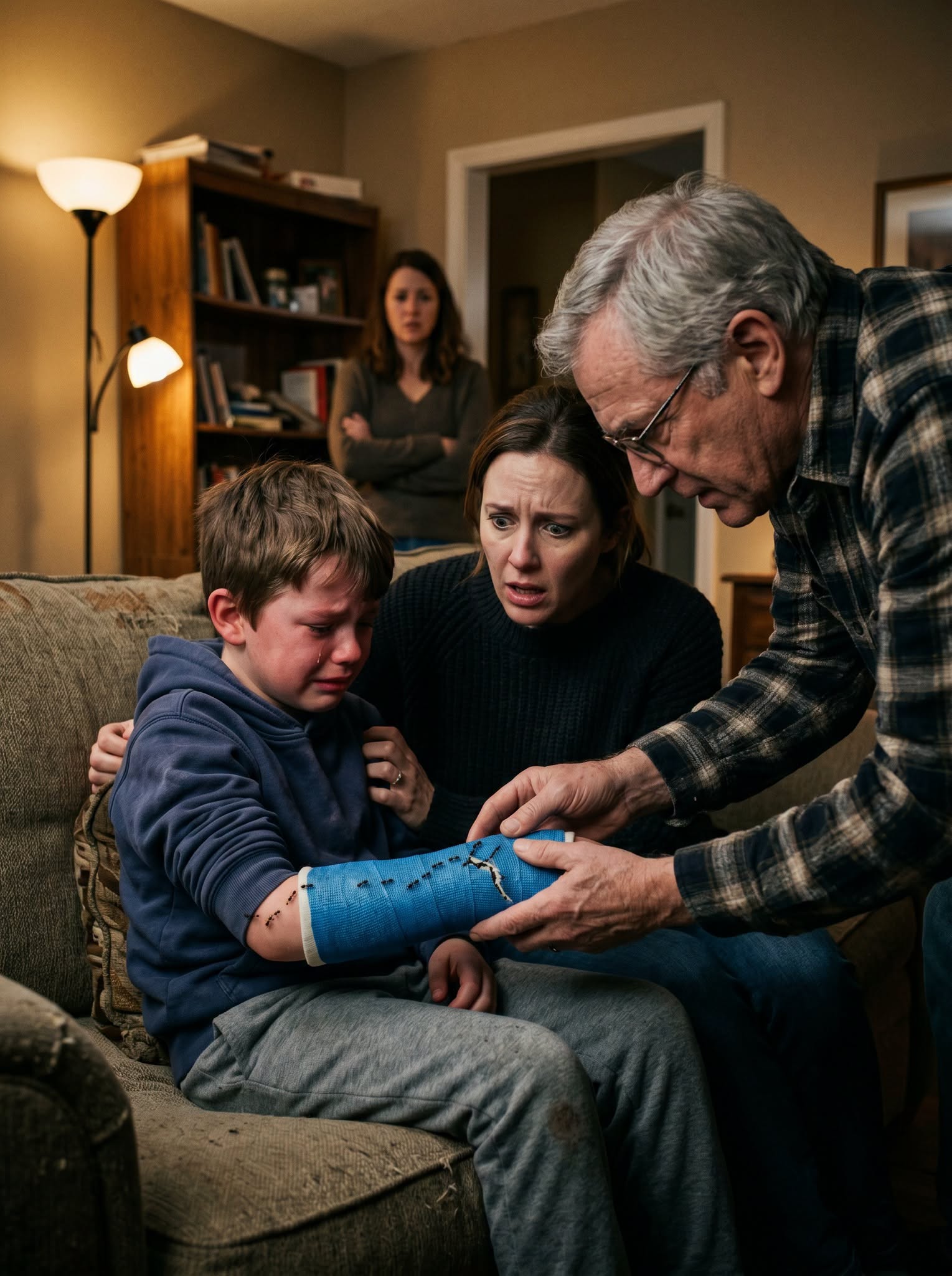 A 10-year-old boy screamed for four straight nights begging his father to cut off his arm and nobody believed him