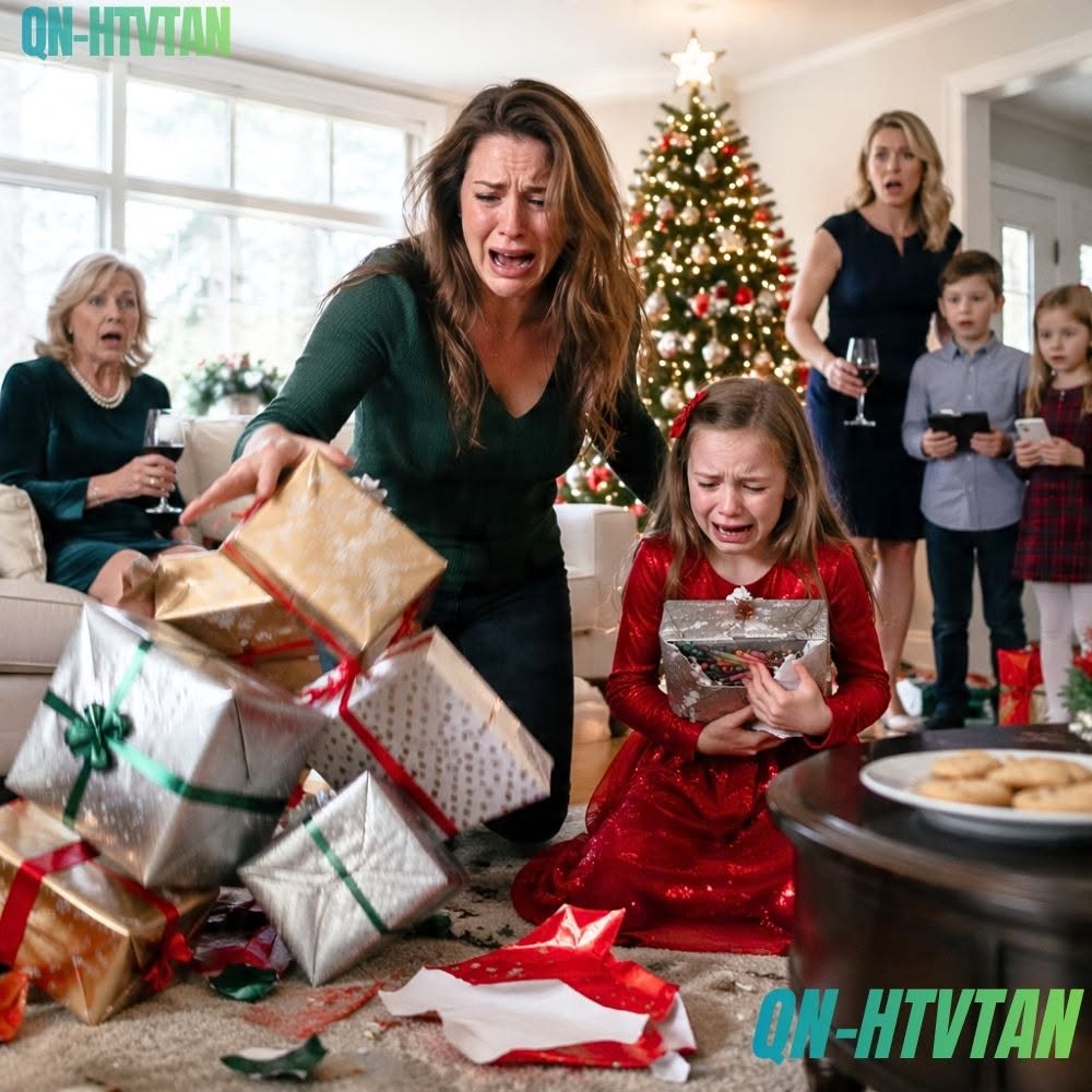 At The Family Gift Exchange, My Daughter Opened A Crushed Box With A Used Crayon Set Inside. My Mom Smirked. That's What Happens When Your Mom Walks Away From The Family". My Sister's Kids Were Opening I.p.h.o.n.e.s. I Pulled Out A Stack Of Gifts From Under The Tree, And Then...