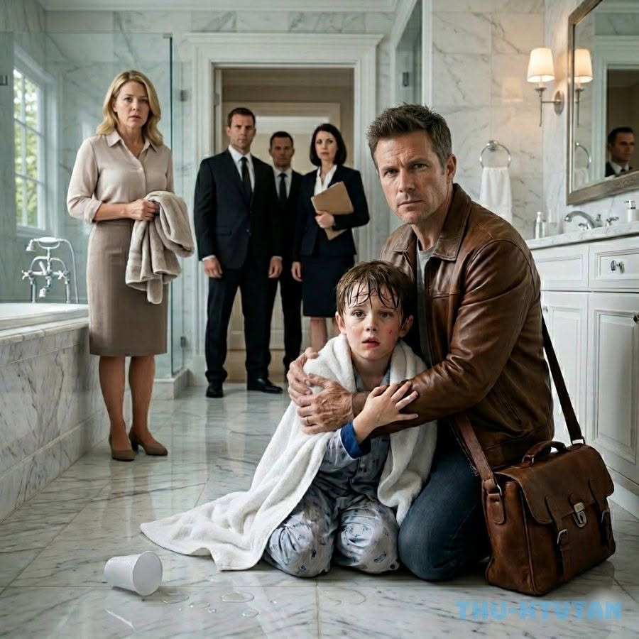 The Nanny Poured Ice Water Over My Seven-Year-Old Son, Grabbed His Arm, and Sneered, “Nobody Will Believe You—Your Father Is Never Home.” She Thought I Was Only the Poor Tutor Who Entered Through the Service Door. Then My Son Whispered, “Daddy,” and I Removed My Fake Glasses. I Told Her, “I Own This House.” But When My Attorney Opened the Evidence Folder, We Discovered She Wasn’t the Only Adult Who Had Known What Was Happening...