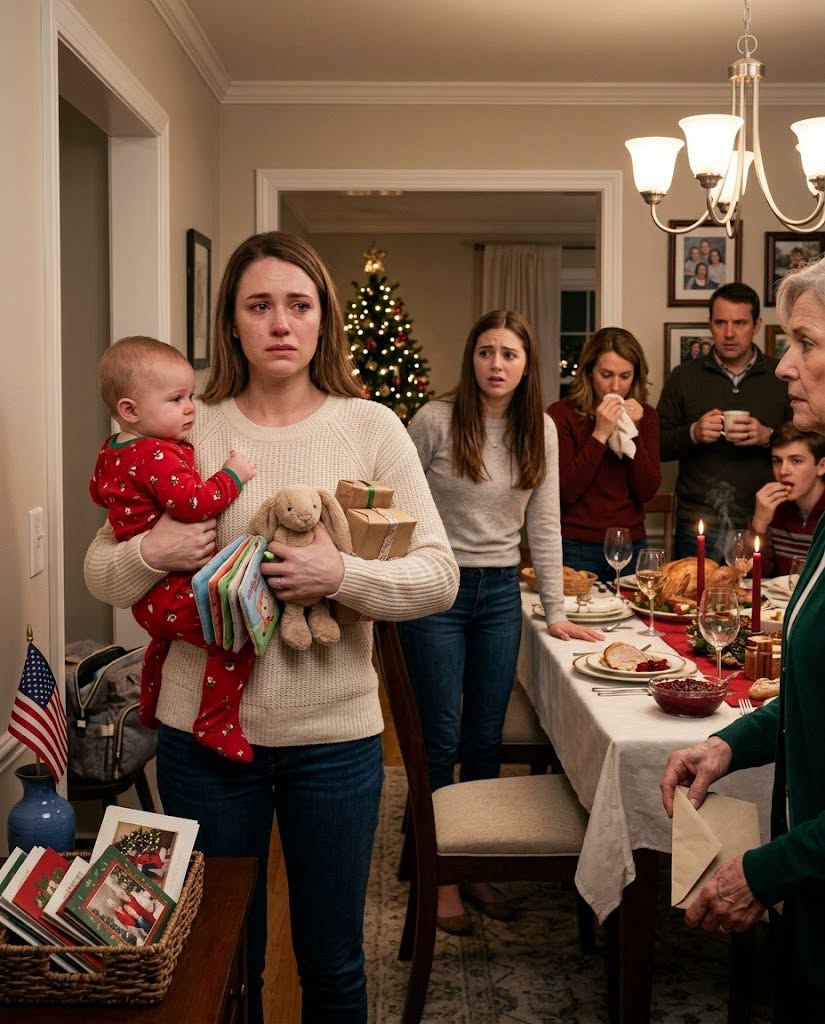 At Christmas, my mom humiliated my baby before the entire table — so I packed my daughter’s gifts and told her: “This is her last Christmas here.”