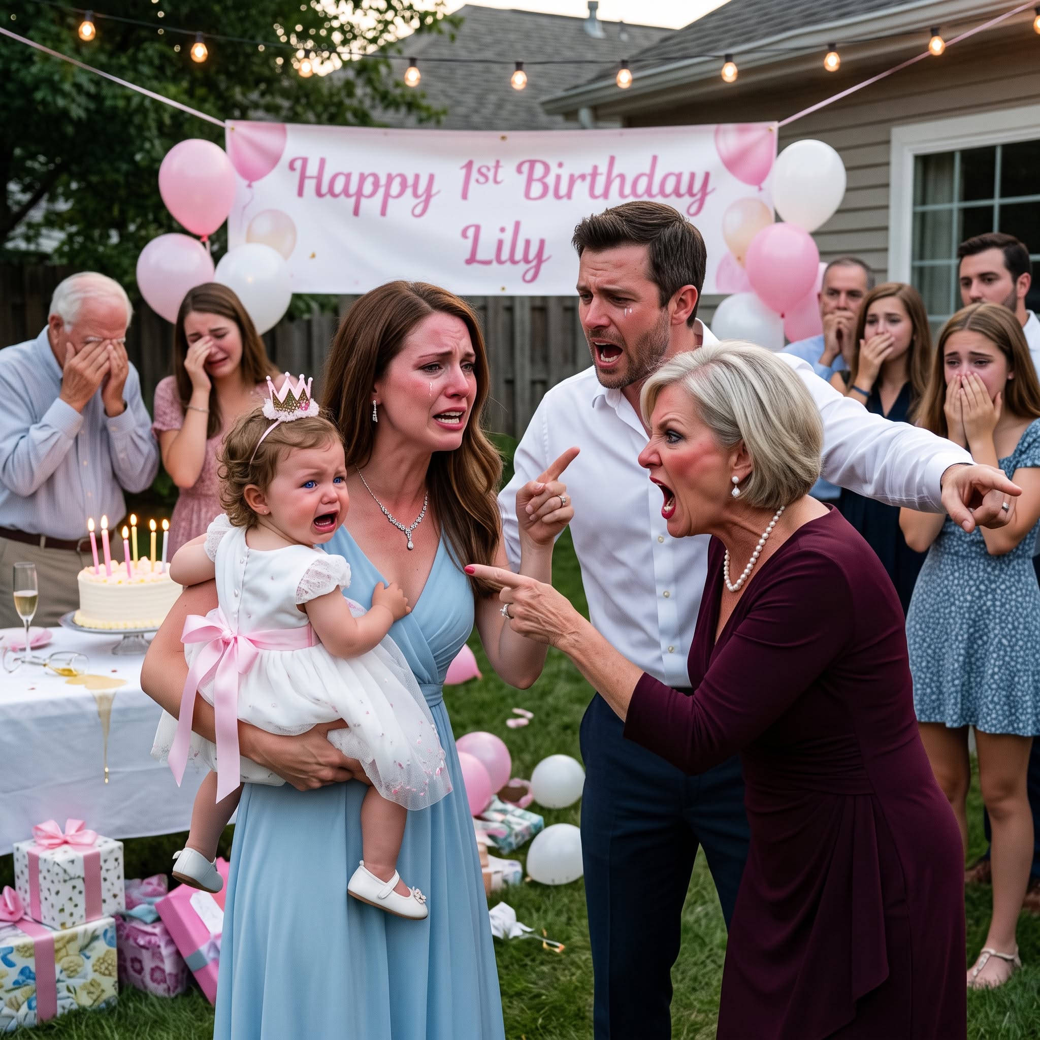 At My Daughter's First Birthday, My Mother-in-Law Accused Me of Cheating Because My Baby Had Blue Eyes—Six Weeks Later, She Called Me Crying.