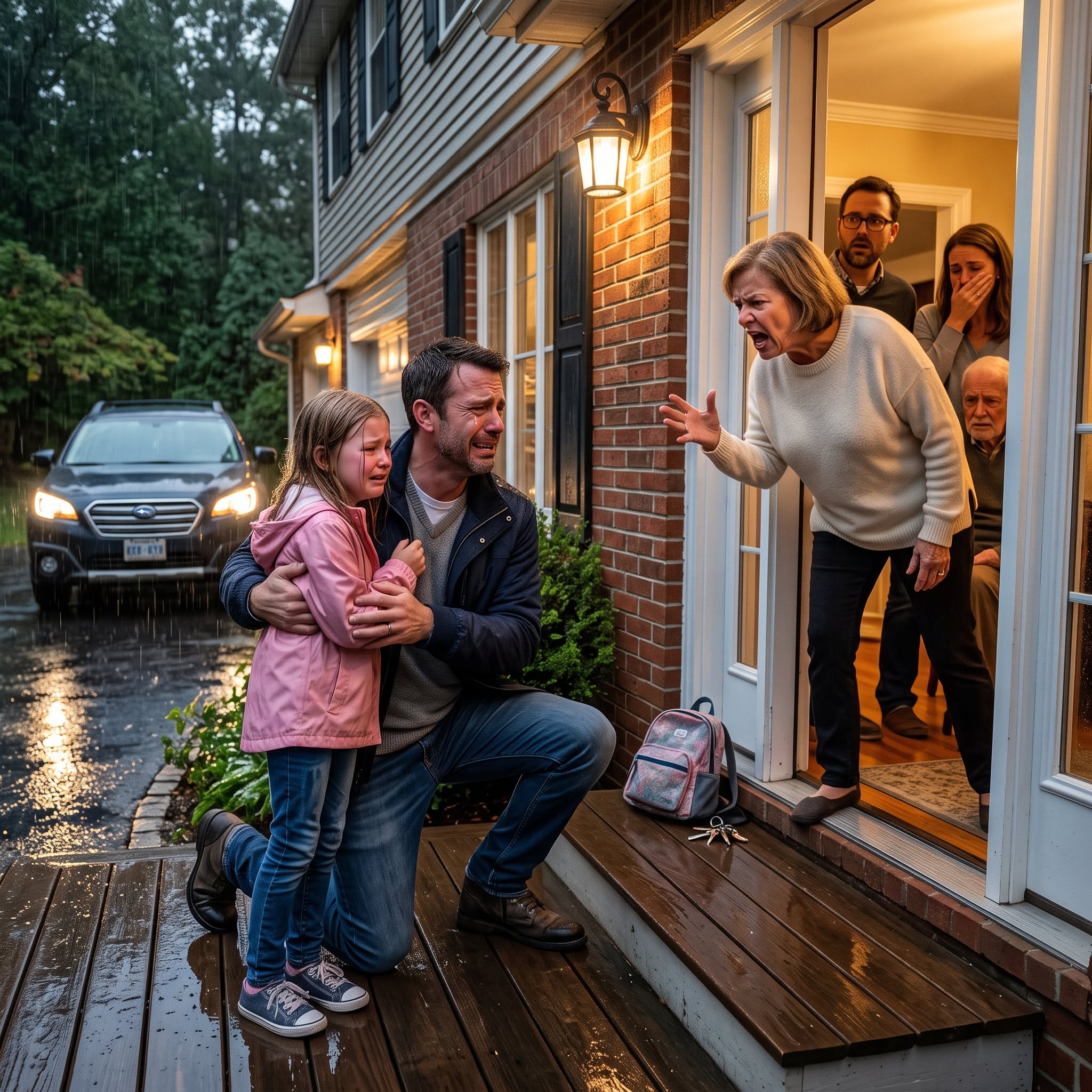 My Mother Locked My 11-Year-Old Daughter Out in the Rain for Five Hours and Said, "You Don't Live Here Anymore." Three Days Later, She Received a Letter.