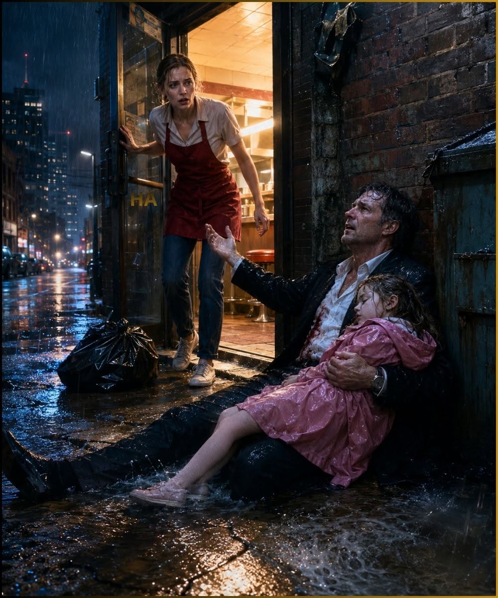 The Waitress Opened the Back Door to Take Out the Trash and Found the Most Feared Man in Newark Begging Her to Save His Little Girl