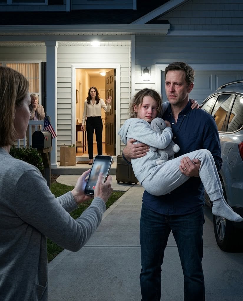 New After returning from a five-day business trip, I found my daughter trembling by the door. “Dad, my back hurts, but Mom told me to keep quiet