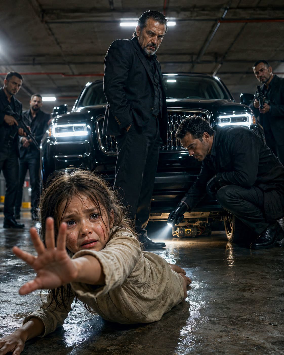 A Little Girl Threw Herself in Front of a Mafia Boss's SUV to Save Him — Then He Learned the Ticking Under His Cars Wasn't the Real Trap
