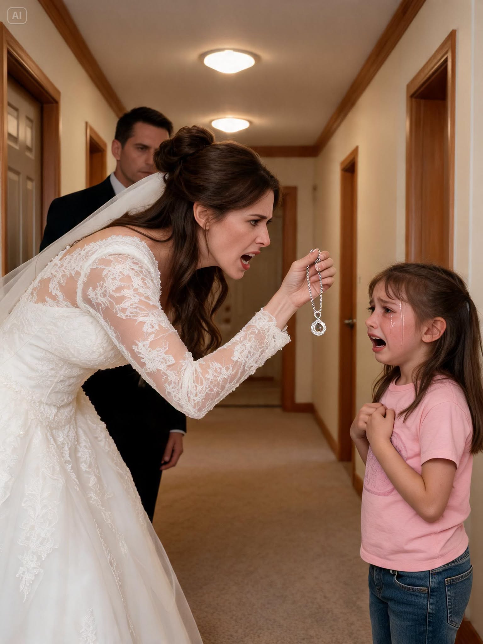 The Bride Accused a 7-Year-Old Flower Girl of Stealing Her Dead Mother’s Locket—Then She Opened It and Discovered Who Had Really Been Hiding for 18 Years