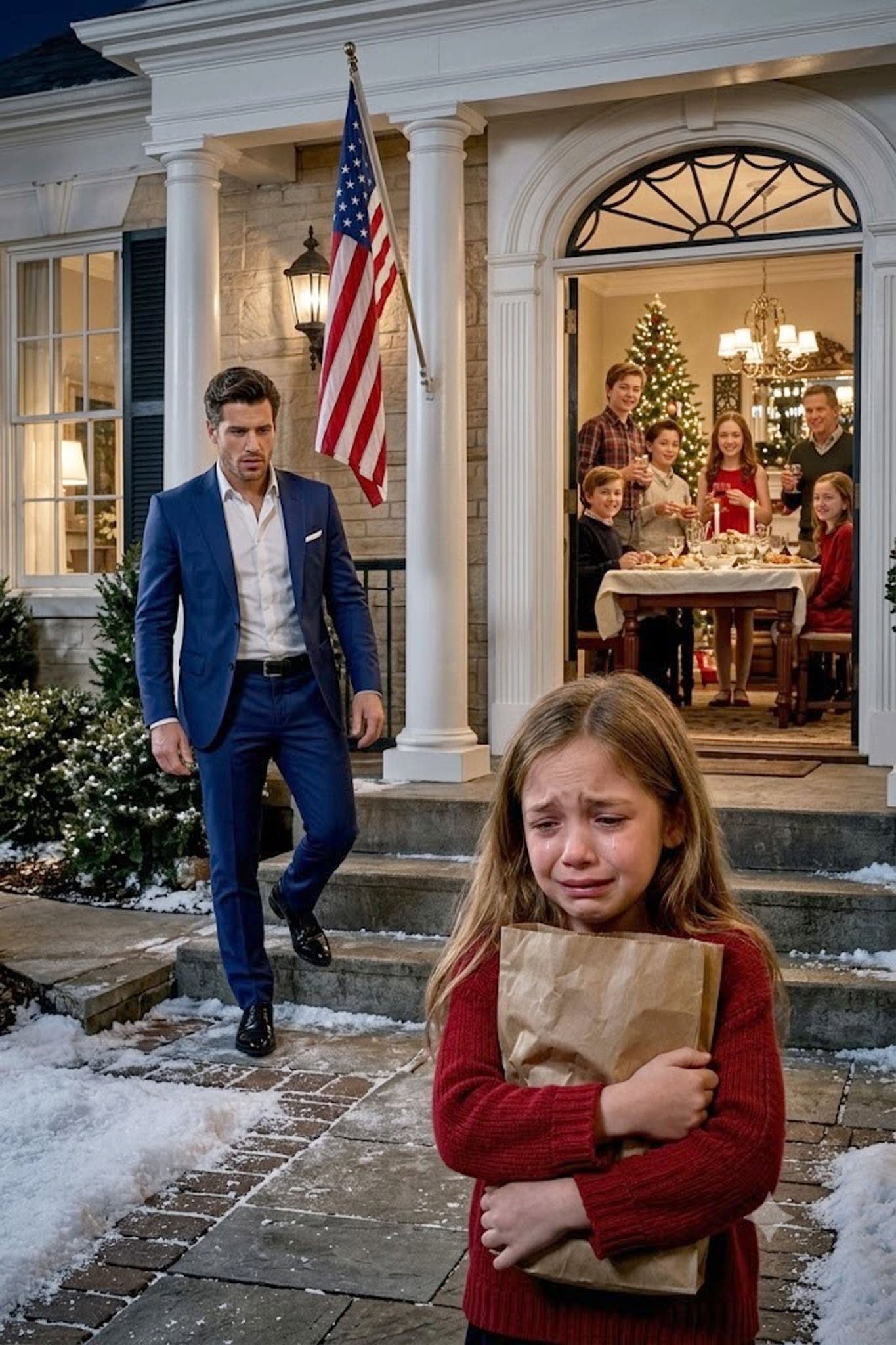 The CEO Saw a Stepmother Send an 8-Year-Old Girl Into the Snow During Christmas Dinner—Then He Stepped In...
