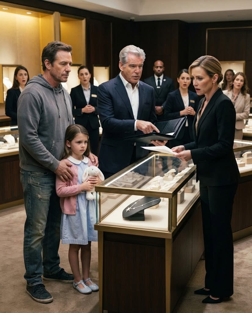 The saleswoman looked at the father’s worn hoodie, glanced at his little girl, and said in front of the entire jewelry store, "We don’t really have anything in your price range."
