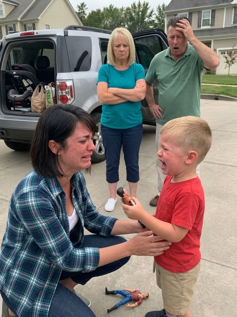New My mother-in-law secretly picked up my five-year-old son from kindergarten and cut off his soft golden curls. But what my husband brought to Sunday dinner left her completely speechless.