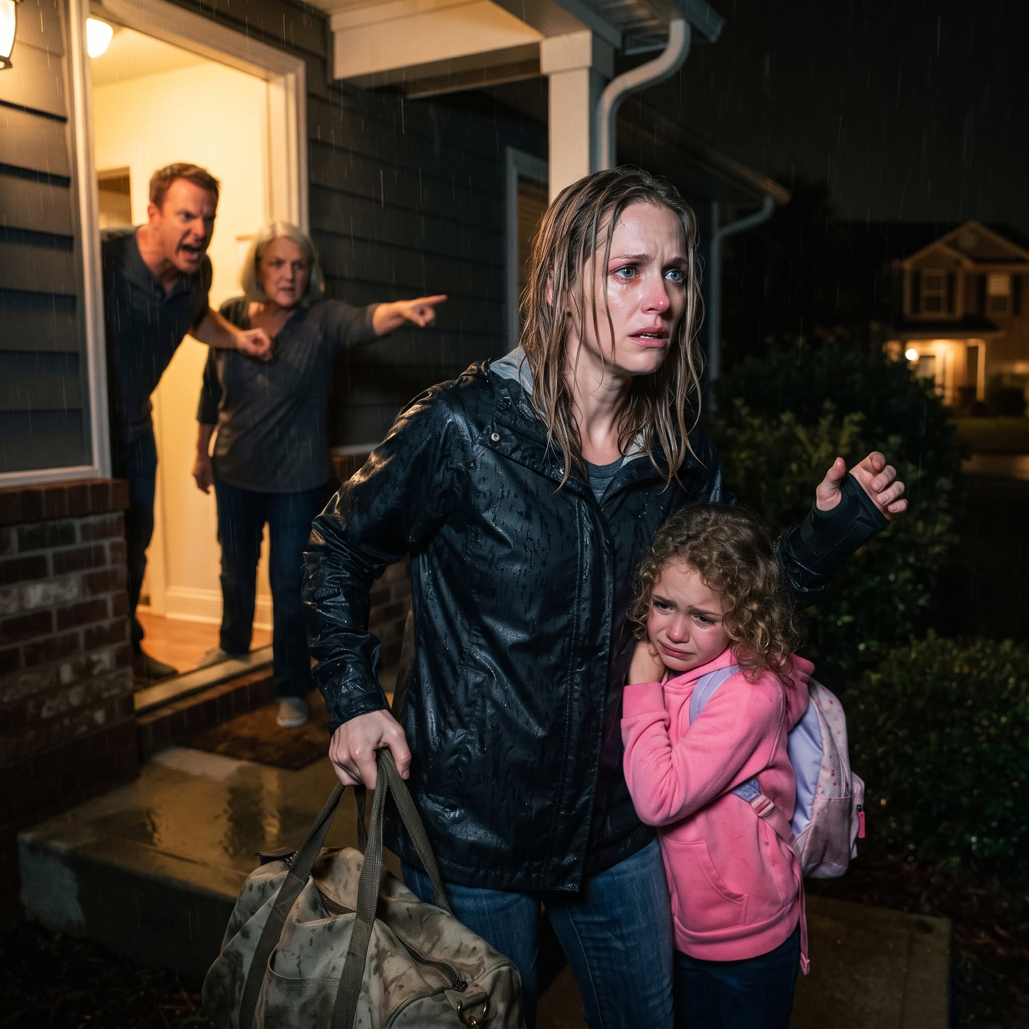 After I Came Home From The Coast Guard Barely Able To Hold A Glass, My Husband Called My Injured Hand A Burden. By Midnight, His Mother Had Thrown Me And My Daughter Out Into A Storm, Straight Toward My Late Aunt’s Abandoned Motel.