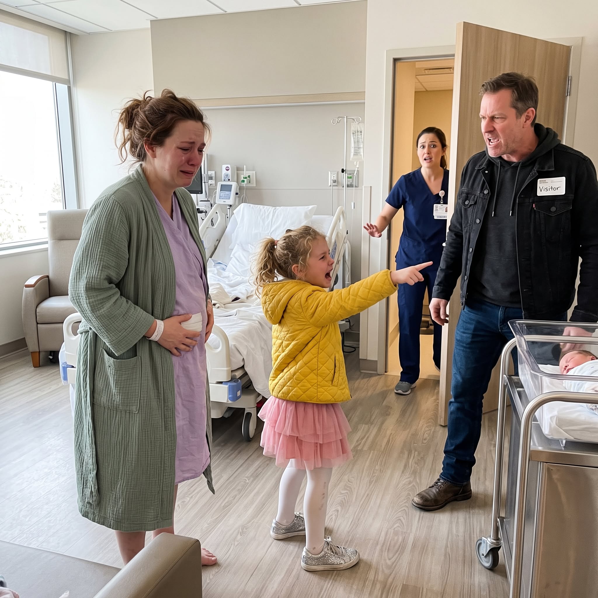 I had just given birth when my eight-year-old daughter, Lily, came to visit me at St. Mary’s Hospital in Portland, Oregon.