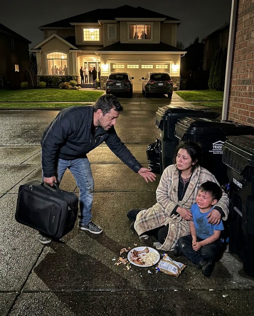 I SPENT 3 YEARS WORKING AT SEA TO GIVE MY WIFE A BETTER LIFE. I CAME HOME EARLY TO SURPRISE HER… AND FOUND HER BEHIND THE HOUSE EATING FROM THE TRASH WITH OUR SON IN HER ARMS.
