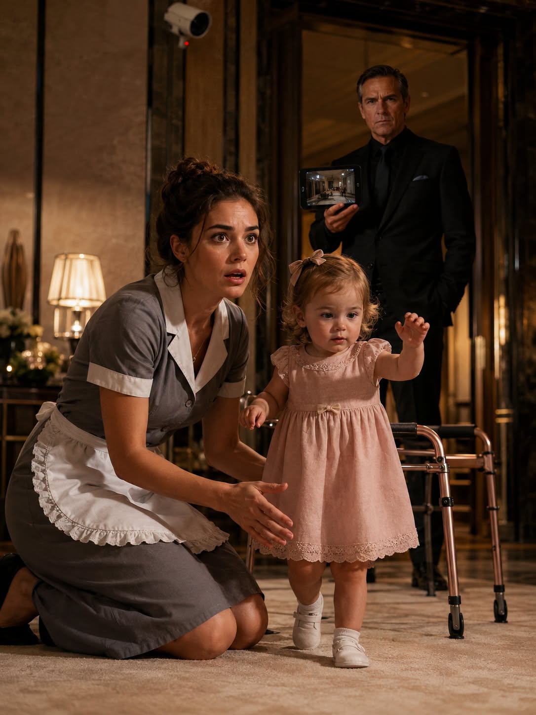 The Mafia Boss Installed Cameras to Watch His New Maid—Then His Daughter Let Go of Her Walker Gabriel Moretti installed cameras because he did not trust the new maid alone with his daughters.
