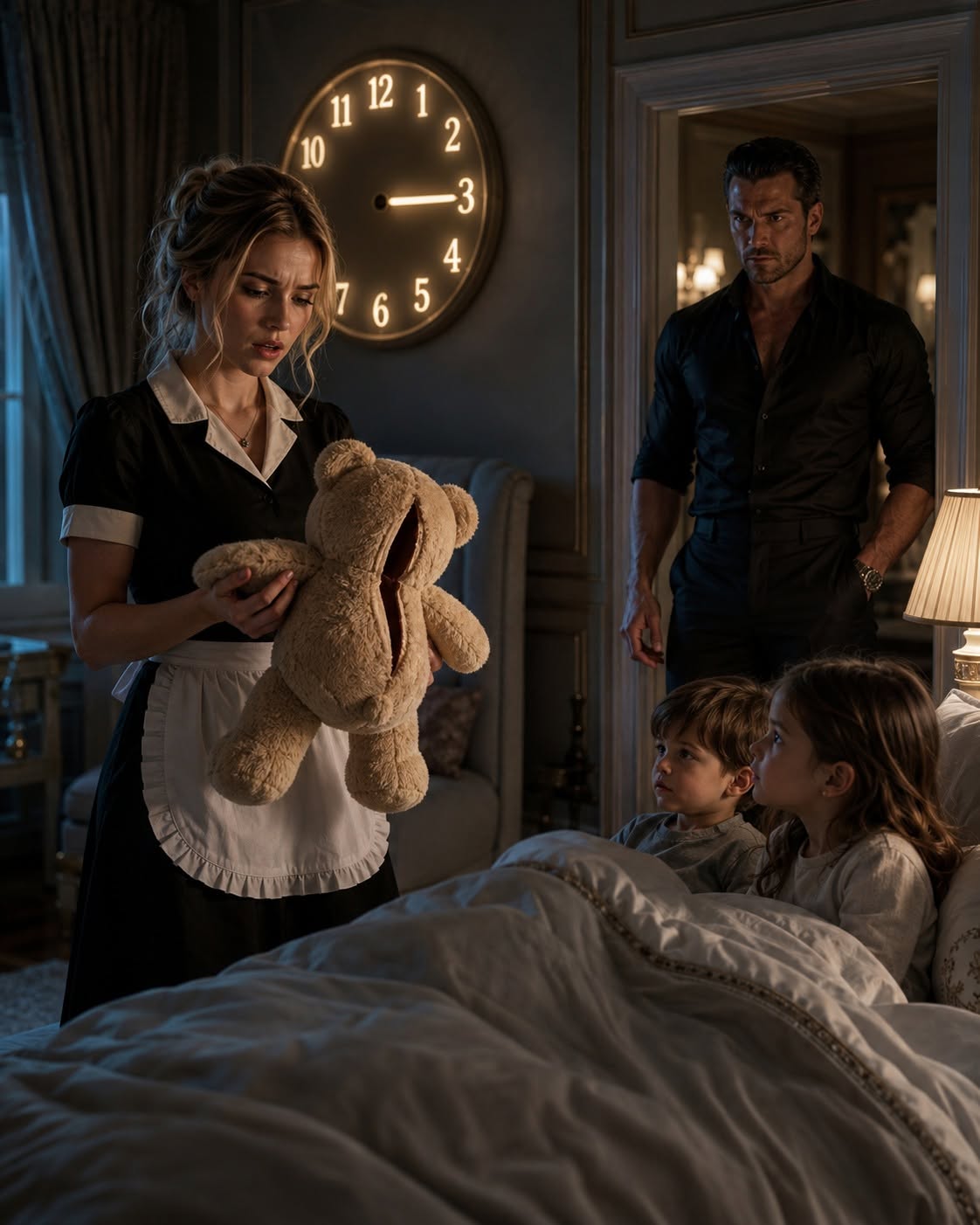New Mafia Boss’s Twins Screamed in Pain—Until a Maid Tore Open Their Teddy Bear and Found the Truth