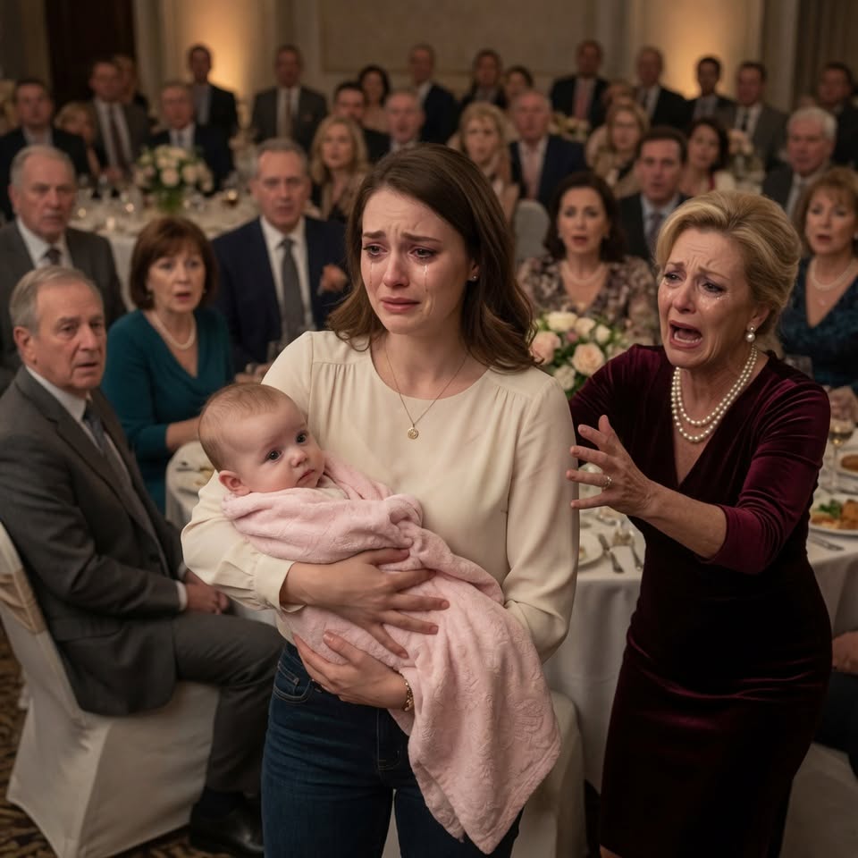 At our family reunion, my mother turned my baby into a cruel joke. I walked away without shouting, but the custody papers waiting outside proved her speech had never been just a joke.
