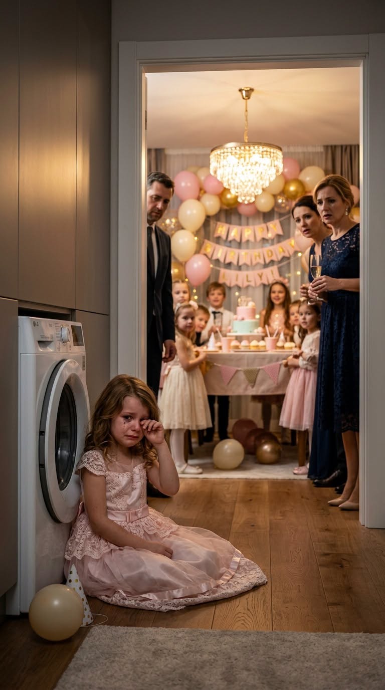“She belongs in the laundry room until everyone else is done,” my mother-in-law declared during my daughter’s birthday party before passing around forged DNA results insisting the little girl wasn’t part of our family. She thought she’d won—until a judge ordered an audit that destroyed the lie she’d protected for three decades