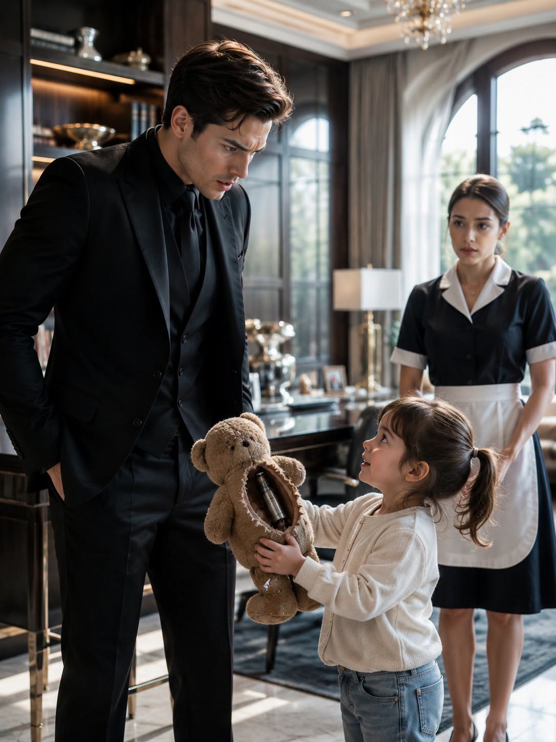 The Maid's Toddler Found a Syringe Inside Her Teddy Bear — And Ran Straight to the Mafia Boss
