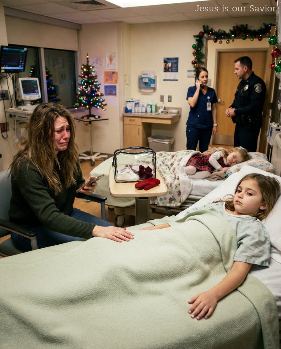 On Christmas Day, I left my eight-year-old daughter at my parents' front door with her three-year-old sister's mittened hand in hers so I could get back to my husband's emergency surgery, and before nightfall another hospital was telling me both girls had been found out in the freezing dark