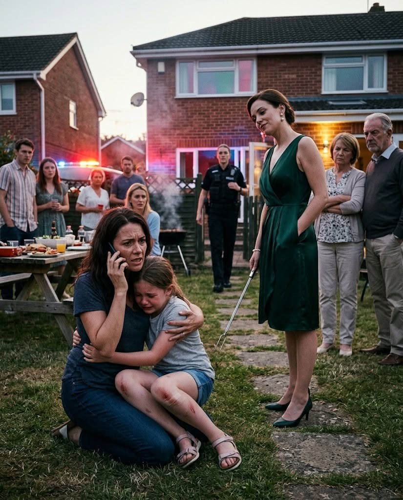 I found Lily behind my parents’ shed, curled in the grass with both hands wrapped around her right leg. Carla stood over her in a spotless summer dress, the steel rod still hanging from one hand.