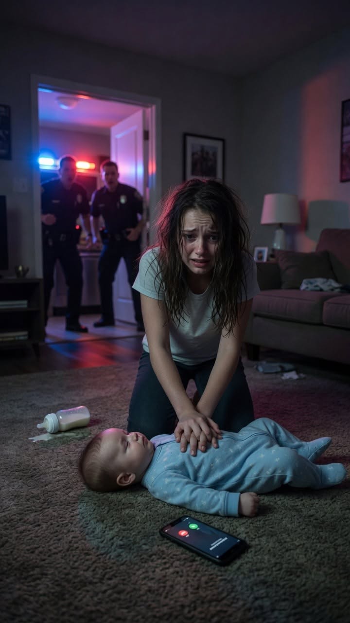 When the police forced open the apartment door, fifteen-year-old Wren Halstead was kneeling over an eight-month-old baby.