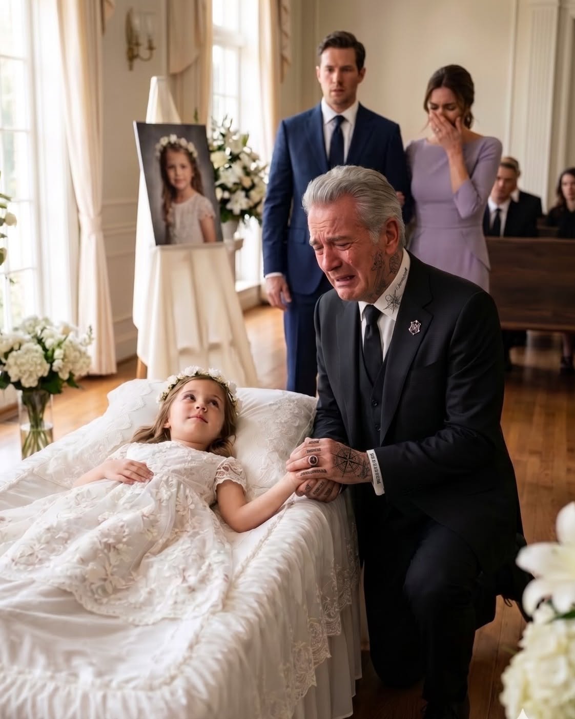 At His Granddaughter’s Funeral, The World Feared The Old Man Had Lost His Mind—Until He Heard Her Whisper From Inside